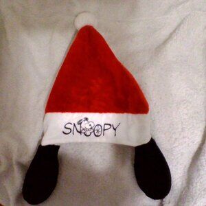 Snoopy Christmas Santa Hat with Ears